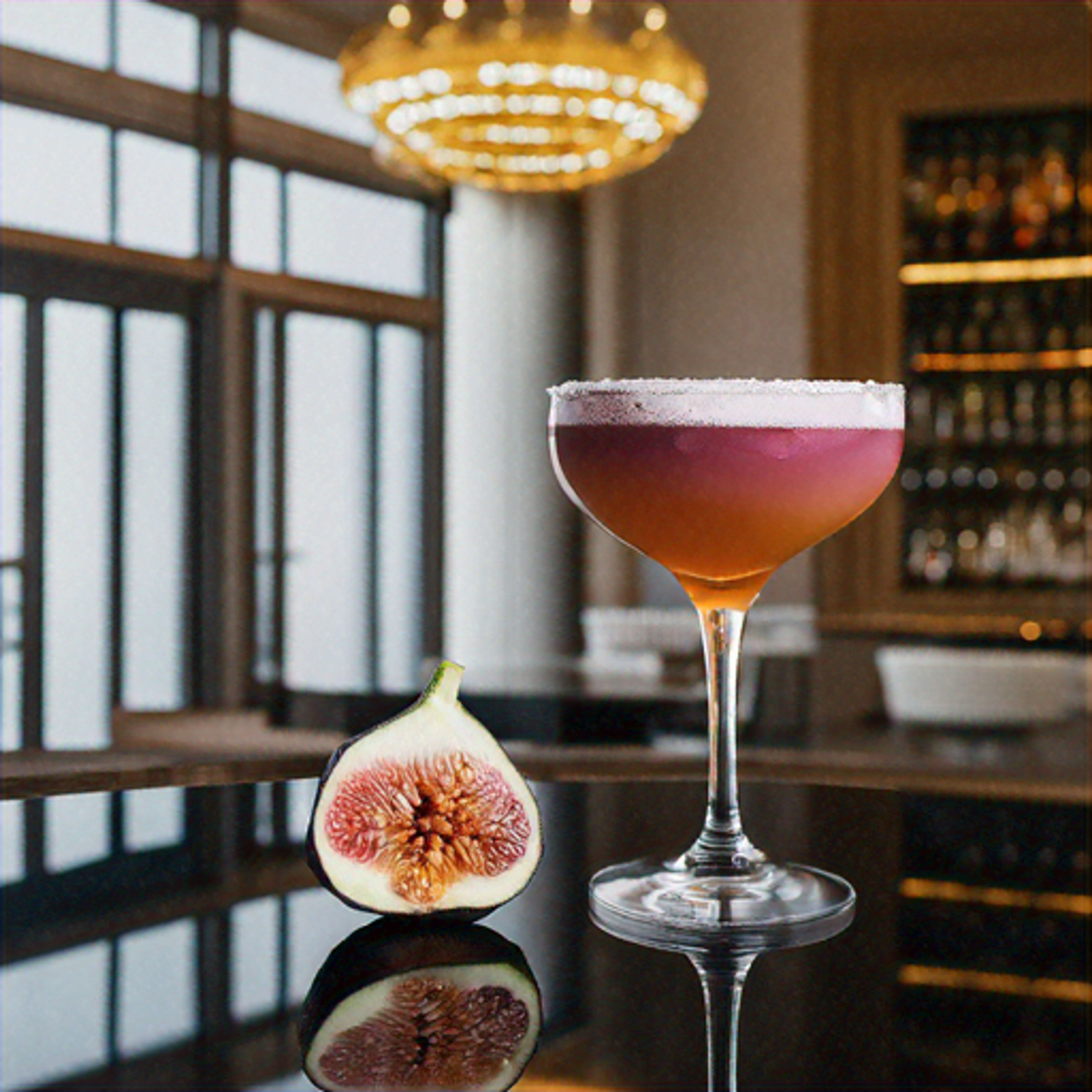 Snowfall Fig Margarita
