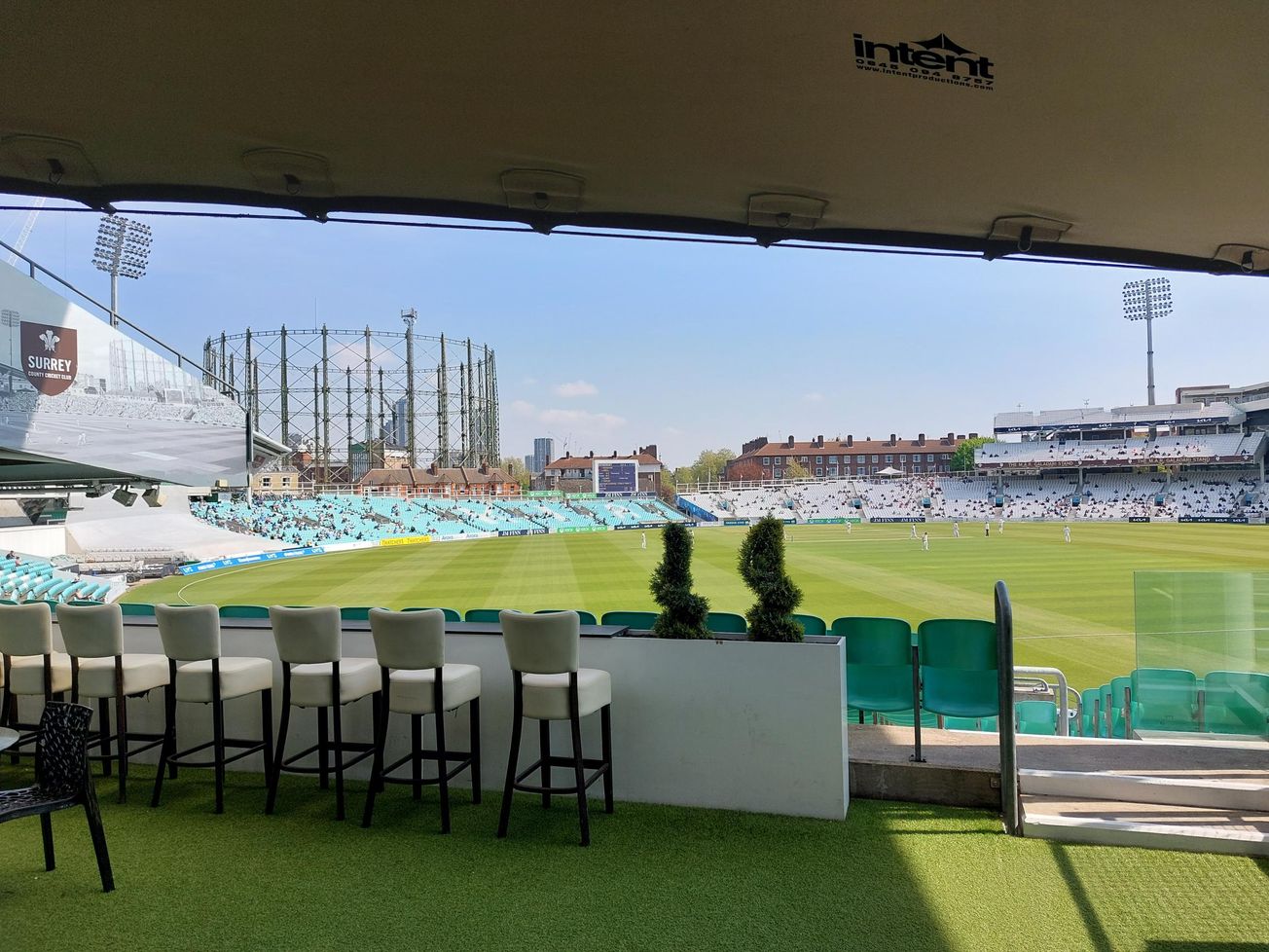 Back of the Bowl Platz beim Kia Oval Cricket