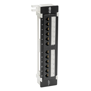 Tripp Lite, Cat6 PoE Patch Panel 12-Port 110 568A/B