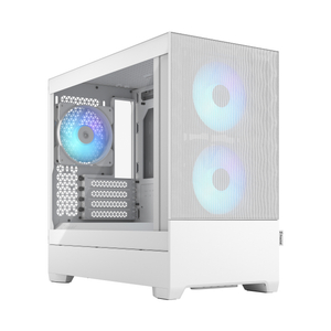 Fractal Design, CASE mATX Pop Mini Air RGB Wht TG Clear