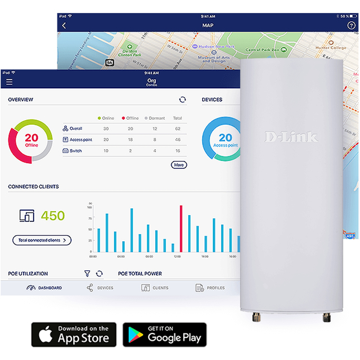 AC1300 Wave 2 Outdoor Cloud Managed AP