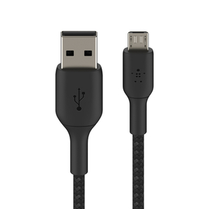Micro-USB to USB-A CableBraided 1M Black