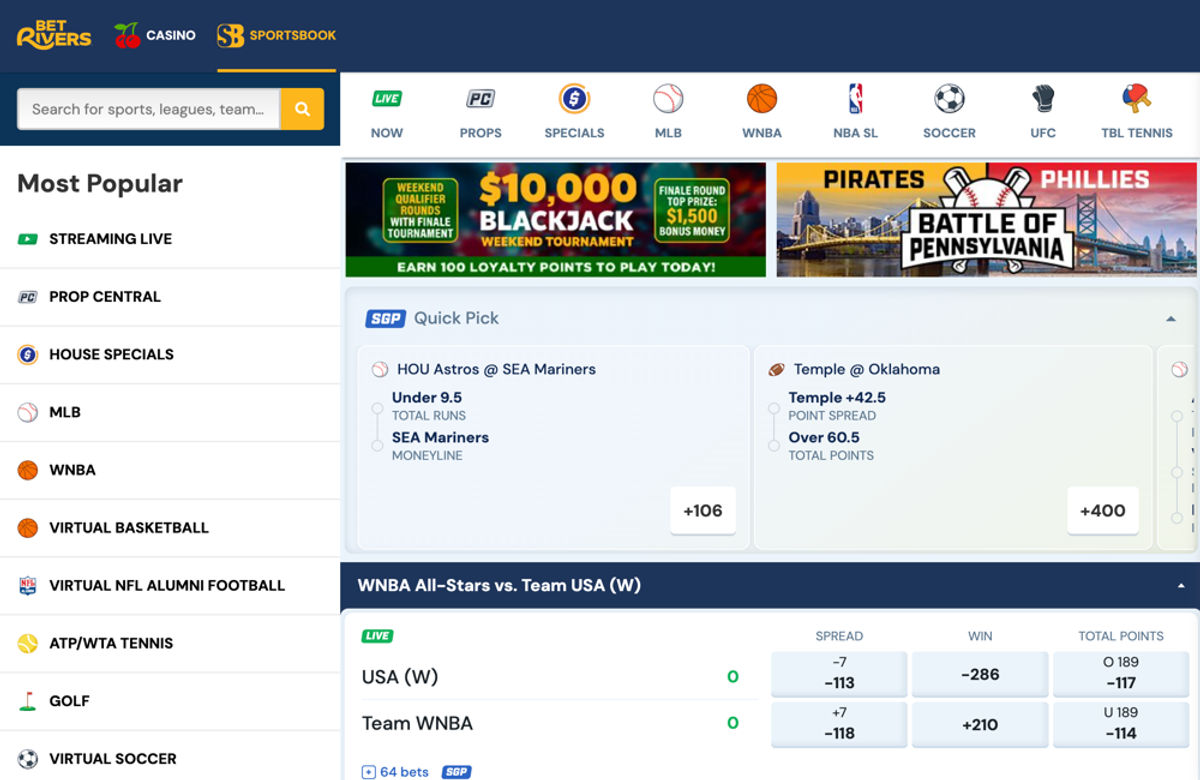 BetRivers Sports Betting