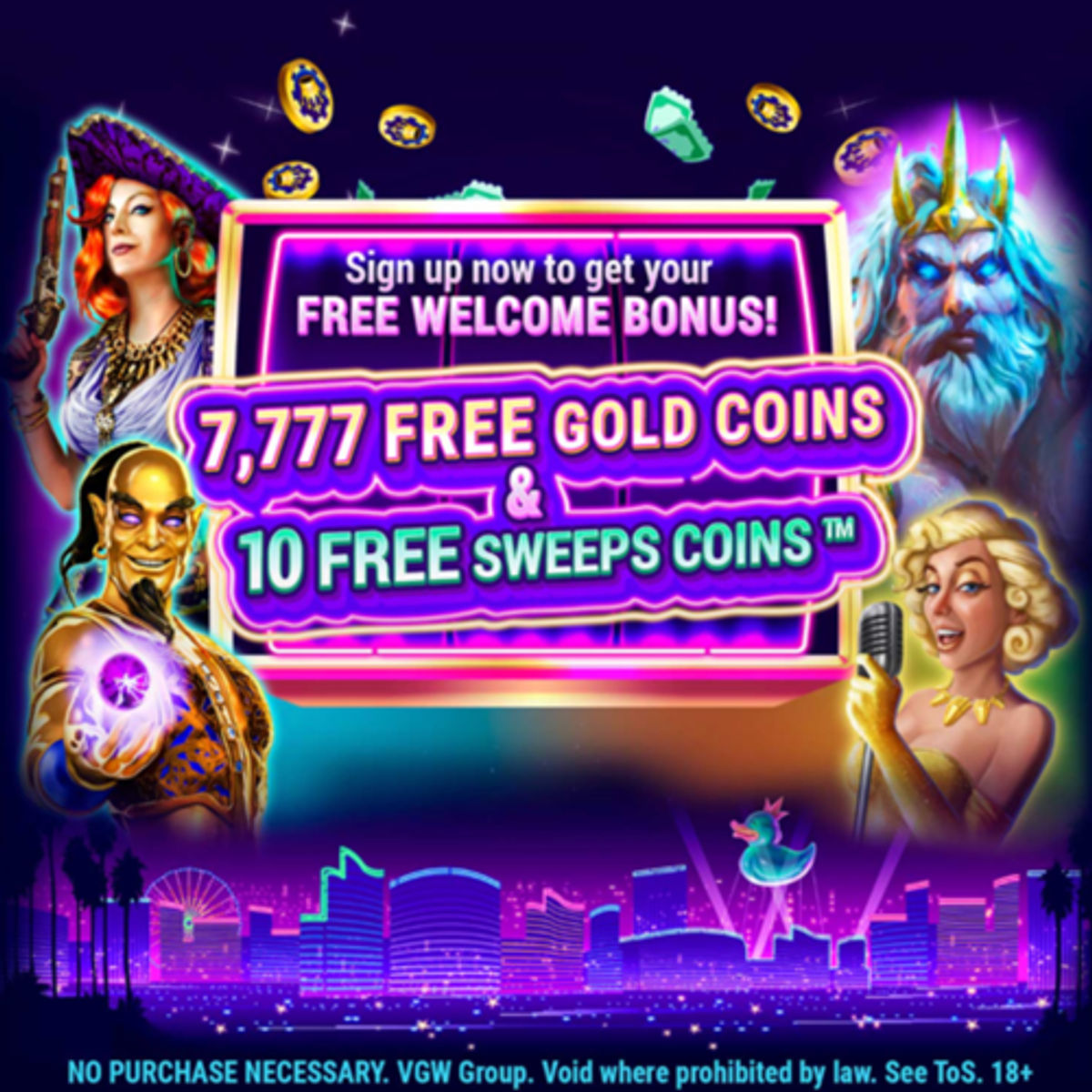 LuckyLand Slots Sign Up Bonus