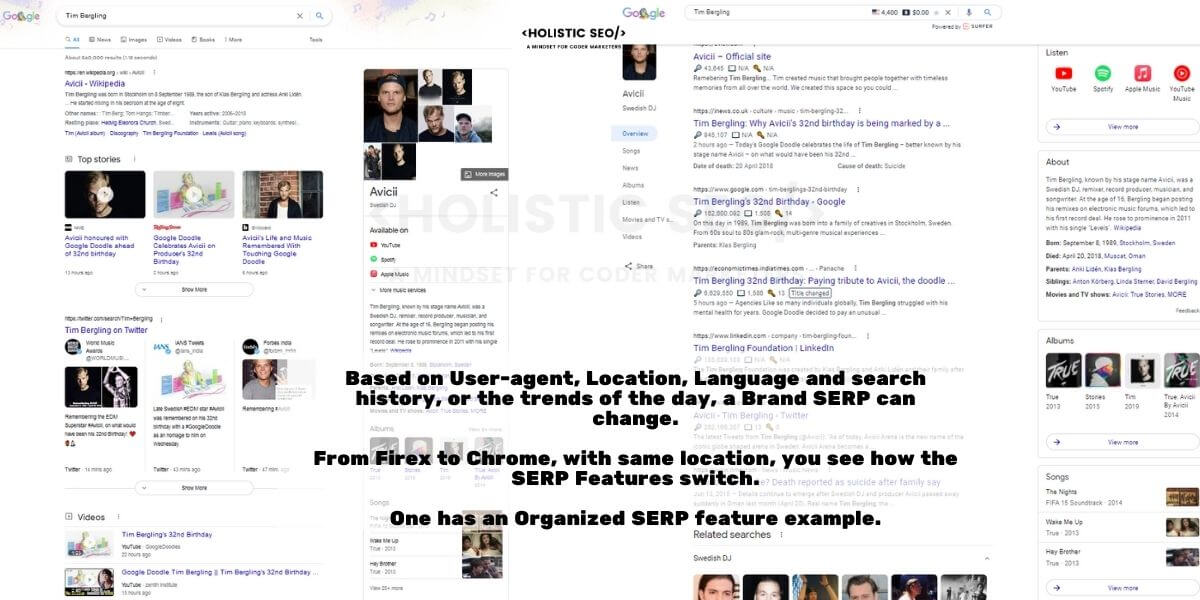 brand serp Brand SERP Example