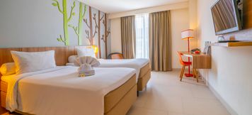 ห้องนอน 2 Grand Livio Kuta Hotel
